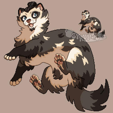 Dwyn the Ferret 128x128px