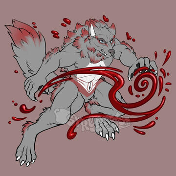 Blood Magic Silverwolf Sketch
