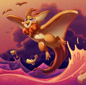 Flapjax in Breakfast Bay Illustration