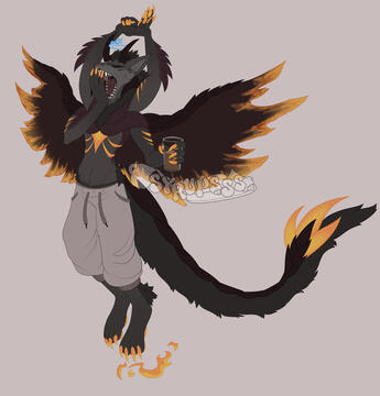 Sleepy Ignis Illustration