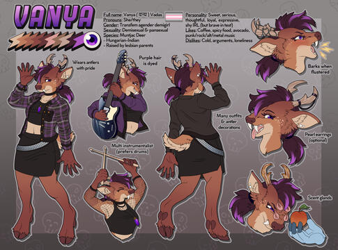 Vanya the Muntjac Reference