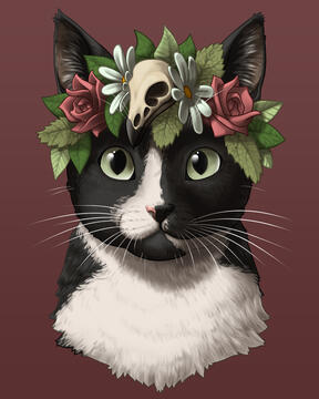 Meowzart Portrait